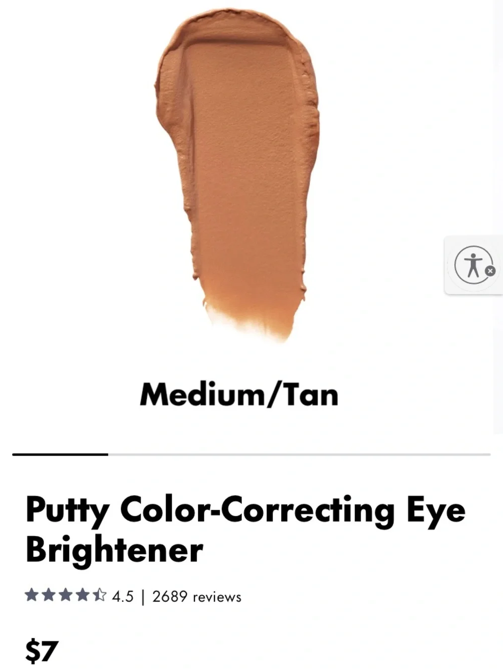 elf putty color-correcting eye brightener